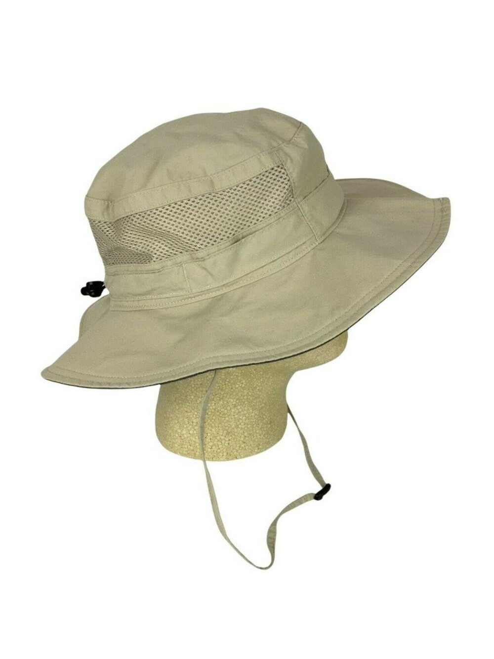 Columbia Bora Bora II Booney Hat Unisex Packable Sun Protection Beige Adjustable - Picture 2 of 9